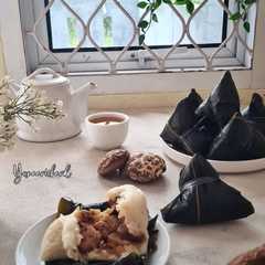 Bacang dengan Daun Andong-レシピのメイン写真