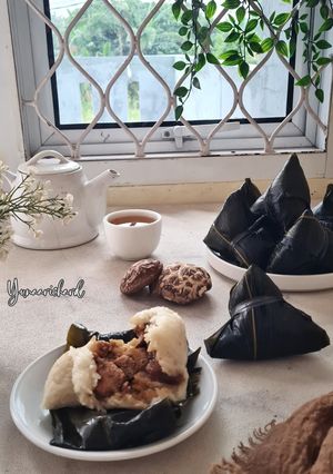 Foto resep Bacang dengan Daun Andong