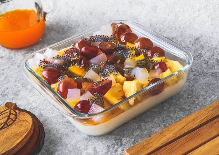 Bahan Puding Sutra Buah | Resep Membuat Puding Sutra Buah Yang Enak Dan Lezat