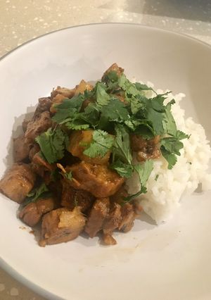 A picture of Thai Style Braised Pork Belly.