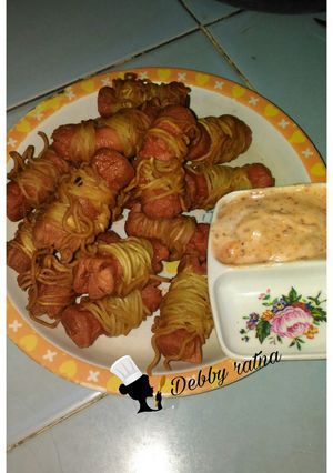 Foto resep Sosis mie gulung