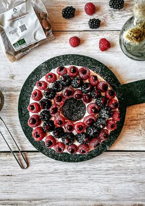 Une photo de Tarte Framboises - Mûres