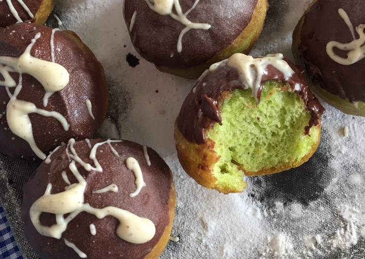 Donat mini greentea