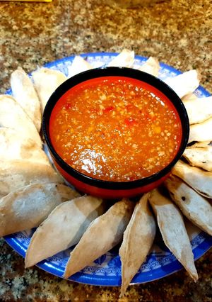 Hình của món Bánh mandu.