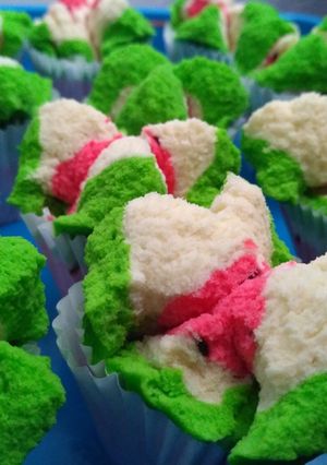 Foto resep Bolu Kukus Semangka 🍉