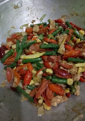 Foto resep Oseng-Oseng Kulit Melinjo/ Tangkil