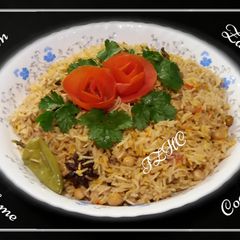 A picture of 🍝Achari Chana Pulao🍝(Pickle Chickpea Rice).