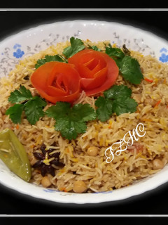 A picture of 🍝Achari Chana Pulao🍝(Pickle Chickpea Rice).