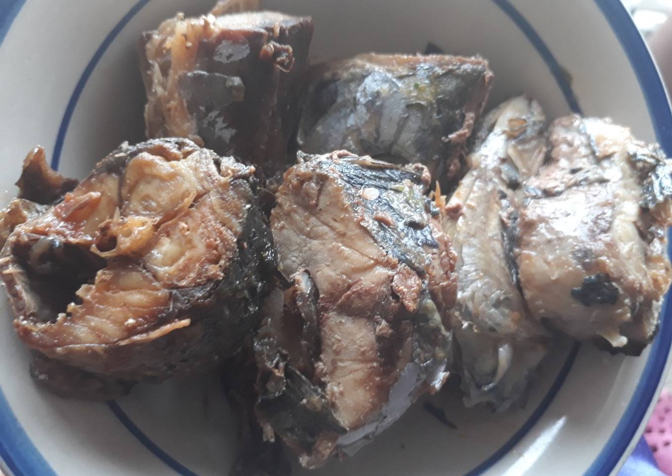 Boiled titus fish