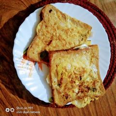 A picture of Savory French Toast Sandwich.