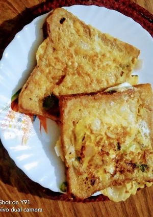 A picture of Savory French Toast Sandwich.