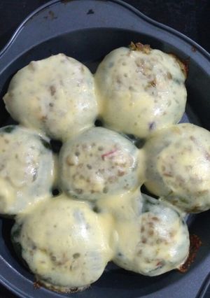 Una foto de Zapallitos rellenos de lentejas
