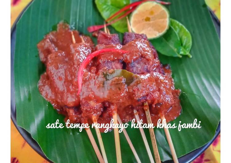 Bagaimana Membuat Sate Tempe Rangkayo Hitam khas Jambi, Lezat Sekali