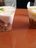 Mousse de chinola y limón