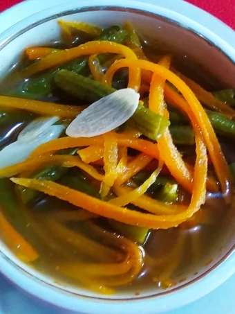 Langkah Gampang Membuat Resep Sayur asam wortel kacang panjang yang Lezat Anti Ribet, Sempurna