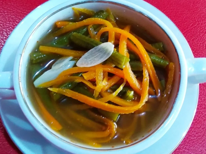 Langkah Gampang Membuat Resep Sayur asam wortel kacang panjang yang Lezat Anti Ribet, Sempurna