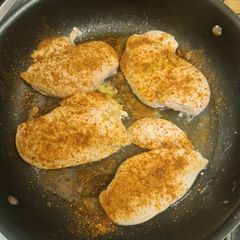 A picture of Grilled chicken breast.