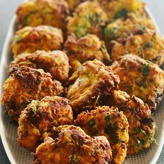 A picture of Zucchini Fritters - κολοκηθοκευτεδες.