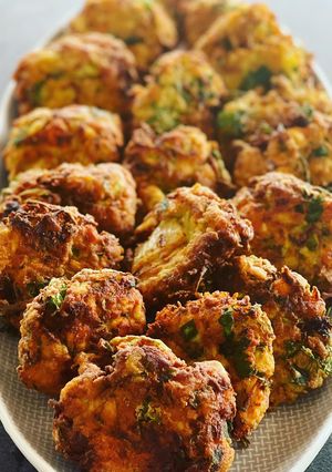 A picture of Zucchini Fritters - κολοκηθοκευτεδες.