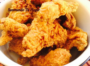 Una foto de Pollo frito estilo "KFC"🐔🐔