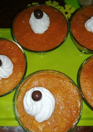 صورة لوصفة كاسات الكنافه بالموز والكراميل