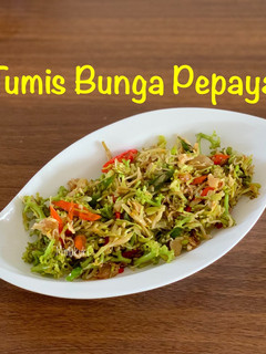 Foto resep Tumis Bunga Pepaya