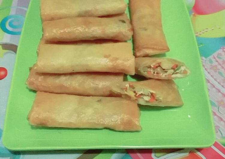 Resep Lumpia isi sayur dan ayam, Lezat Sekali