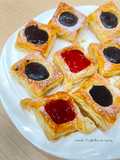Puff Pastry Strawberry Cokelat