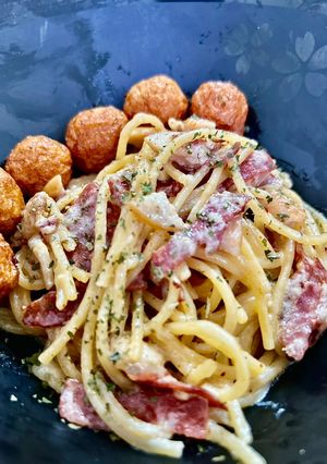 Gambar Spaghetti carbonara