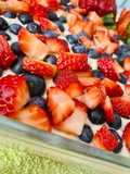 POSTRE DE FRUTILLAS Y ARÁNDANOS 🍓🫐🍓🫐🍧