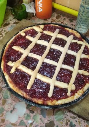 Una foto de Pastafrola de membrillo