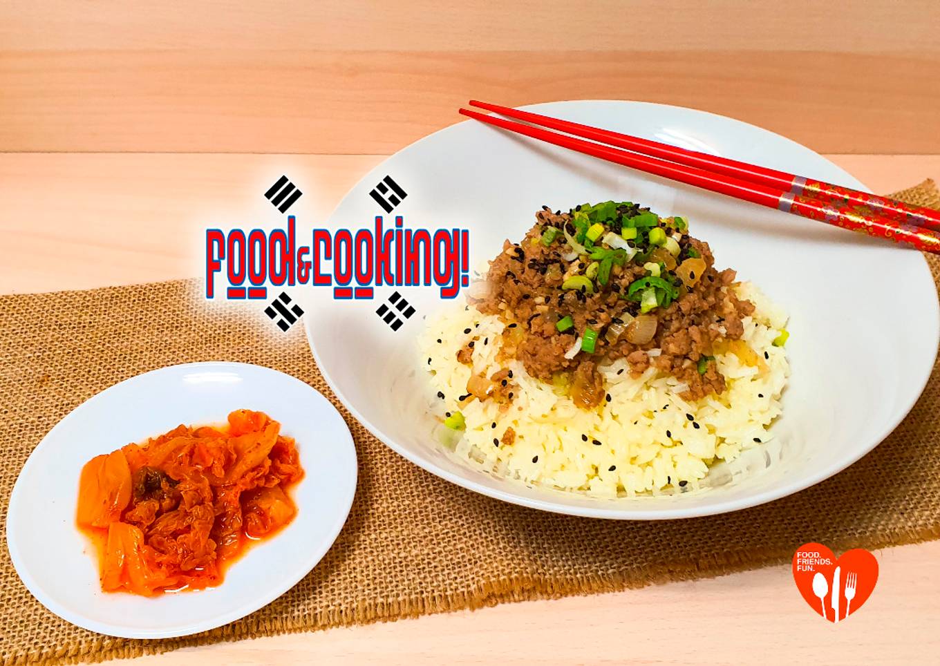 Bulgogi Impostor de Carne Picada y Arroz