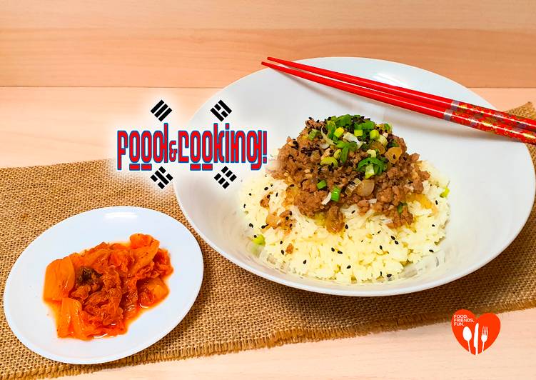Bulgogi Impostor de Carne Picada y Arroz
