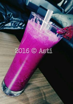 Foto resep Jus buah naga