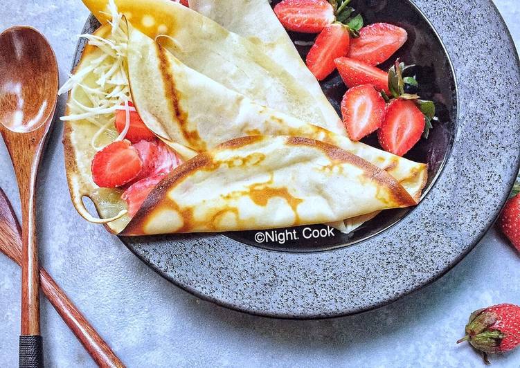Crepes Teflon Strawberry 75th Merah Putih đŽđŠđ