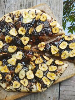 Foto resep Banana Choco Cheese Pizza
