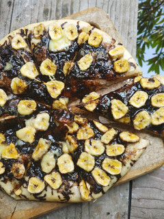 Foto resep Banana Choco Cheese Pizza