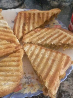 A picture of Grilled Soya Sandwich.