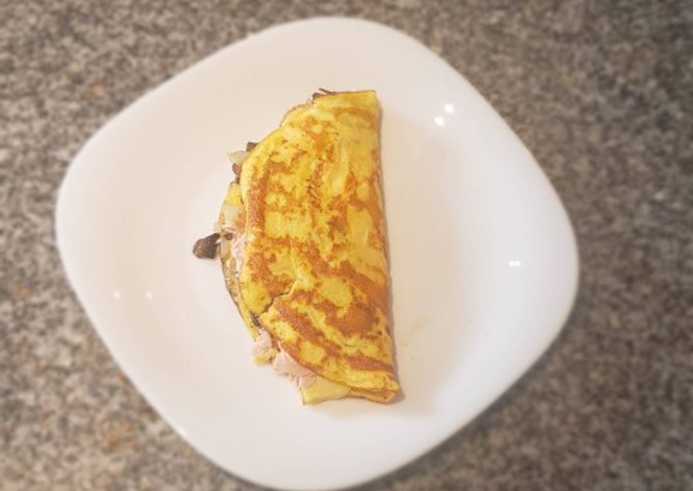 Omelette de lo más sencillo