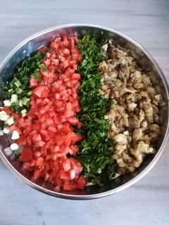 صورة لوصفة 🍆 سلطة باذنجان مشوي 🍆