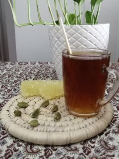 عکسی از دستور دمنوش هل و دارچین زنجبیل