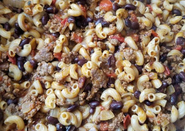 Steps to Prepare Favorite Chili macaroni