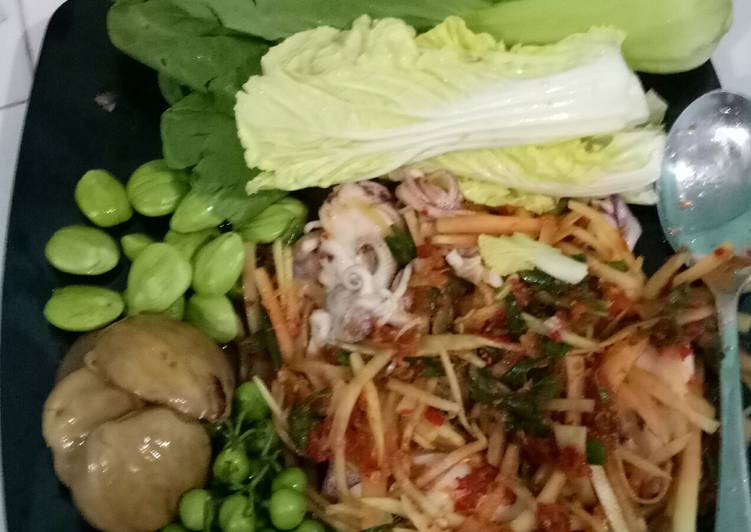 Som Tam (Salad pepaya muda)