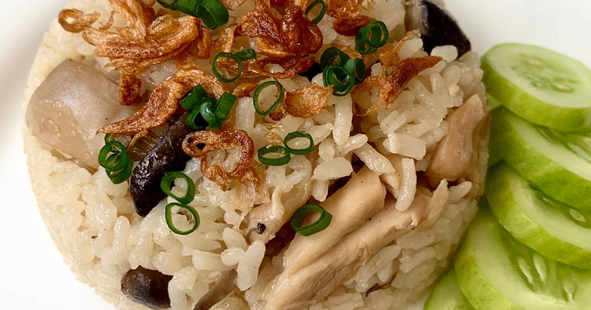 Resep Steam Rice Chicken Mushroom oleh Giegietz (Lynkz) Cookpad