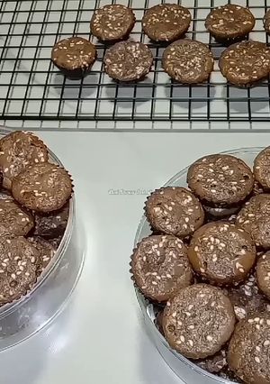 Foto resep Bronis kering bronis cokelat mini