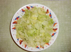 Φωτογραφία της συνταγής Δροσερή σαλάτα iceberg (vegan)