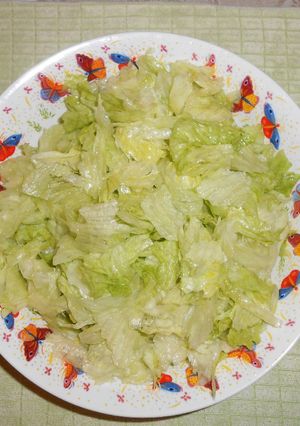 Φωτογραφία της συνταγής Δροσερή σαλάτα iceberg (vegan)