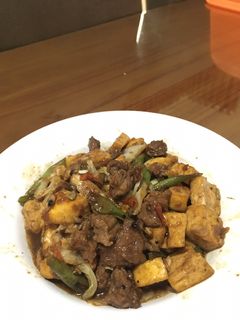 Foto resep Tumis Tahu Daging Sapi Lada Hitam