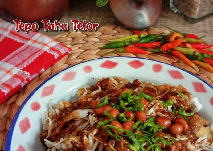 Resep Tepo Tahu Telor Oleh Iffah Foodies Cookpad