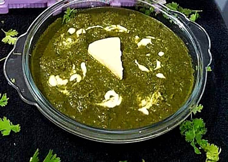 Recipe of Ultimate Palak paneer